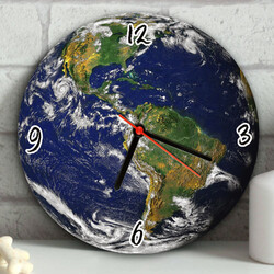  - Gezegenimiz Dünya Duvar Saati
