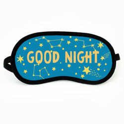 Good Night Yazılı Işığı Engelleyen Göz Maskesi - Thumbnail