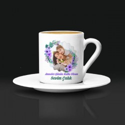  - Güzeller Güzeli Çiçek Annem Kahve Fincanı