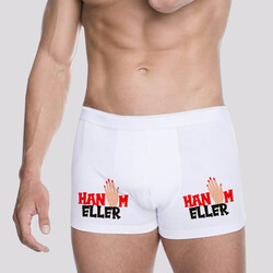  - Hanım Elleri Esprili Erkek Boxer