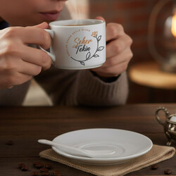  - Harika Süslemeli Anneye Hediye Nescafe Fincanı