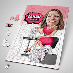  - Hayvan Sever Karikatürlü Puzzle