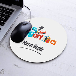  - Hediyelik Sigortacı Temalı Yuvarlak Mousepad