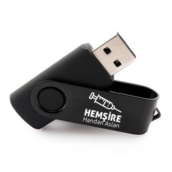  - Hemşireye Hediye Siyah USB Bellek