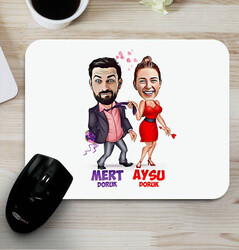  - Hiçbir Yere Bırakmam Karikatürlü Mouse Pad