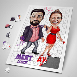  - Hiçbir Yere Bırakmam Karikatürlü Puzzle