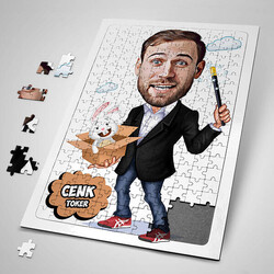  - Hokkabaz Karikatürlü Puzzle