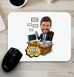  - Hukuk Bürosu Hediyesi Karikatürlü Mousepad