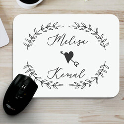  - İki İsimli Sevgililere Özel Mousepad