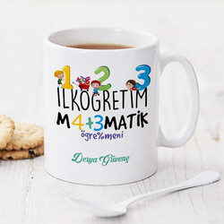  - İlk Öğretim Matematik Öğretmenine Hediye Kupa