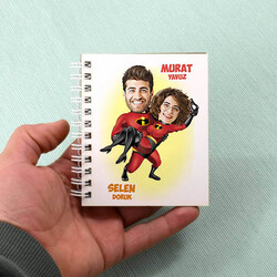  - İnanılmaz Çiftler Karikatürlü Defter