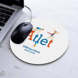  - İsimli Atlet Temalı Yuvarlak Mousepad