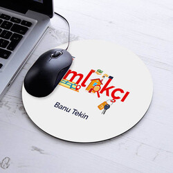  - İsimli Emlakçılara Özel Yuvarlak Mousepad