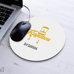  - İsimli Kuyumcu Temalı Yuvarlak Mousepad