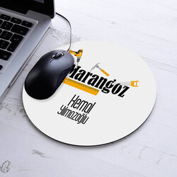  - İsimli Marangoz Temalı Yuvarlak Mousepad