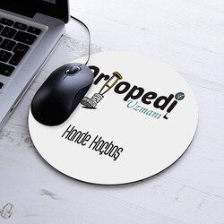  - İsimli Ortopedi Uzmanı Temalı Yuvarlak Mousepad