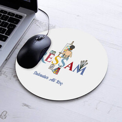  - İsimli Ressamlara Özel Yuvarlak Mousepad