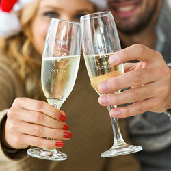 İsme Özel 2'li Şampanya Kadehi - Thumbnail