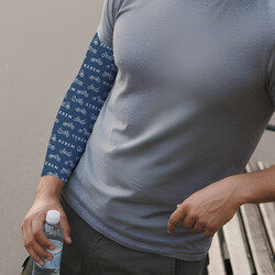  - İsme Özel Motorcu Desenli Erkek Kol Çorabı