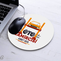  - İsme Özel Oto Tamircisi Yuvarlak Mousepad