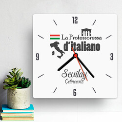  - İtalyanca Öğretmenine Hediye Duvar Saati