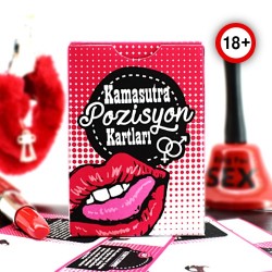  - Kamasutra Pozisyon Kartları 50 Adet