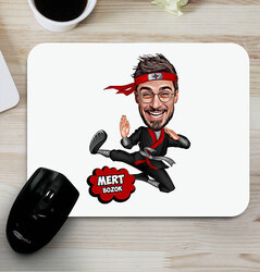  - Karateci Karikatürlü Mouse Pad