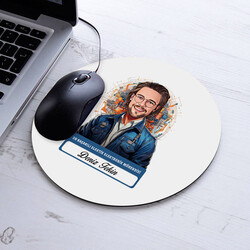  - Karikatürlü En Başarılı Erkek Elektronik Mühendisi Mousepad