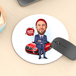  - Karikatürlü Havalı Erkek Mousepad