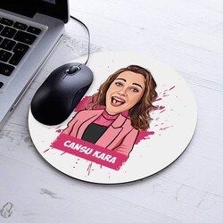  - Karikatürlü Tasarım Kız Arkadaşa Hediye Mousepad