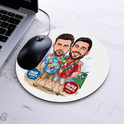  - Karikatürlü Yakın Dostlar Mousepad