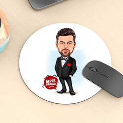  - Karikatürlü Yakışıklı Erkek Mousepad