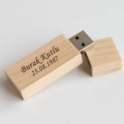  - Kişiye Özel Ahşap USB Bellek