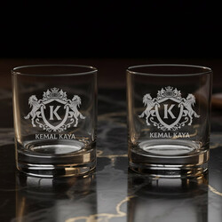 - Kişiye Özel Hediyelik İkili Noble Sip Viski Bardağı