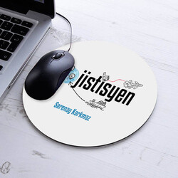  - Kişiye Özel Lojistisyen Temalı Yuvarlak Mousepad