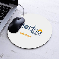  - Kişiye Özel Makine Mühendisi Yuvarlak Mousepad