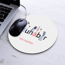  - Kişiye Özel Muhabirler İçin Yuvarlak Mousepad