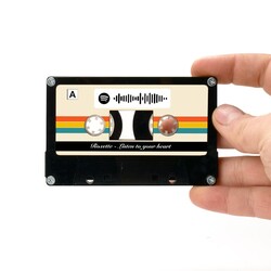 Kişiye Özel Spotify Ses İzi Nostaljik Kaset - Thumbnail