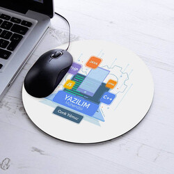  - Kişiye Özel Yazılım Mühendisleri İçin Yuvarlak Mousepad