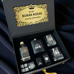 Kocaya Hediye Golden Signature Prestige Premium Viski Seti - Thumbnail