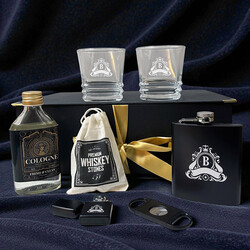 Kocaya Hediye Golden Signature Prestige Premium Viski Seti - Thumbnail