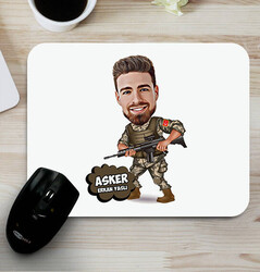  - Komando Karikatürlü Mouse Pad