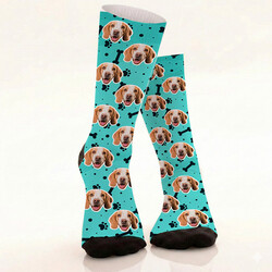  - Köpeğinizin Fotosuna Özel Sevimli Çorap