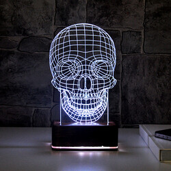  - Kuru Kafa 3 Boyutlu LED Gece Lambası