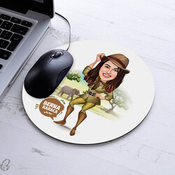  - Maceracı Kadın Karikatürlü Mousepad