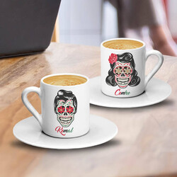 Marjinal Çiftler İkili Kahve Fincanı - Thumbnail