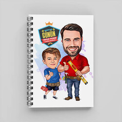  - Mimar Baba ve Oğlu Karikatürlü Defter