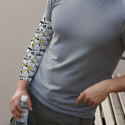  - Minnak Kedicikler Desenli Kol Çorabı