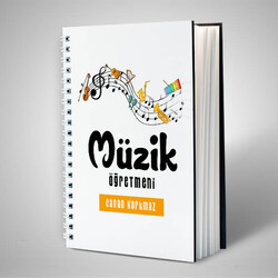  - Müzik Öğretmenine Özel İsimli Defter