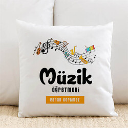  - Müzik Öğretmenlerine Özel İsimli Yastık